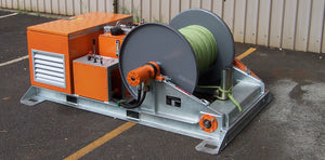 10kN Skid-mount Recovery Winch including Automatic Fairlead