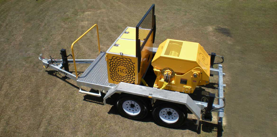 40kN (4-Tonne) Trailer-Mounted Recovery Winch